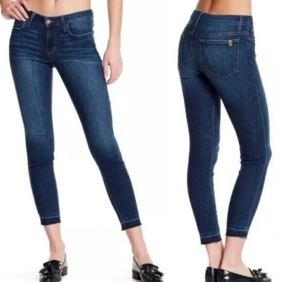 Joe's Jeans Denim - Joe’s JD Jeans dark wash  Curvy Skinny Jeans womens Size 28 stretch flattering
